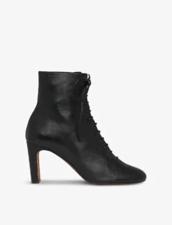 Whistles Dahlia Leather Lace-up Boots