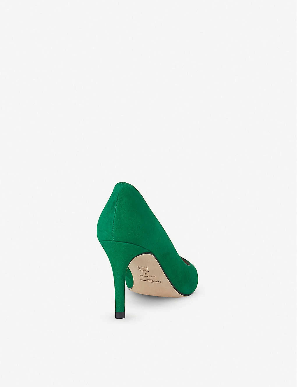 Floret Croc Suede Closed Court Shoes - Image 2