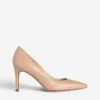 Floret Pointed Leather Court Shoes