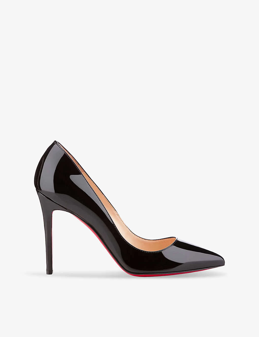 Christian Louboutin Pigalle 100 Patent-leather Courts