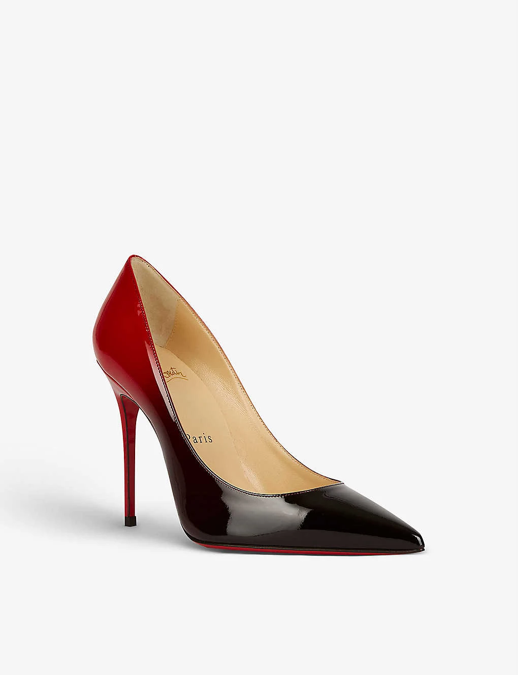Christian Louboutin Decollete 554 100 Patent Degrade - Image 3