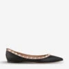 Valentino Garavani Rockstud Leather Flats
