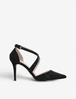 Carvela Kross Jewel Embellished Faux-suede Courts