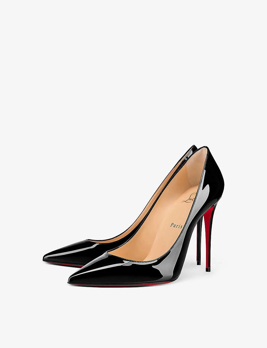 Christian Louboutin Kate 100 Patent-leather Courts - Image 5