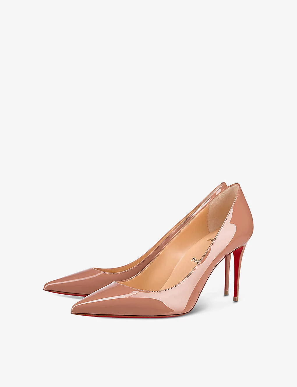 Christian Louboutin Kate 85 Patent-leather Courts - Image 5
