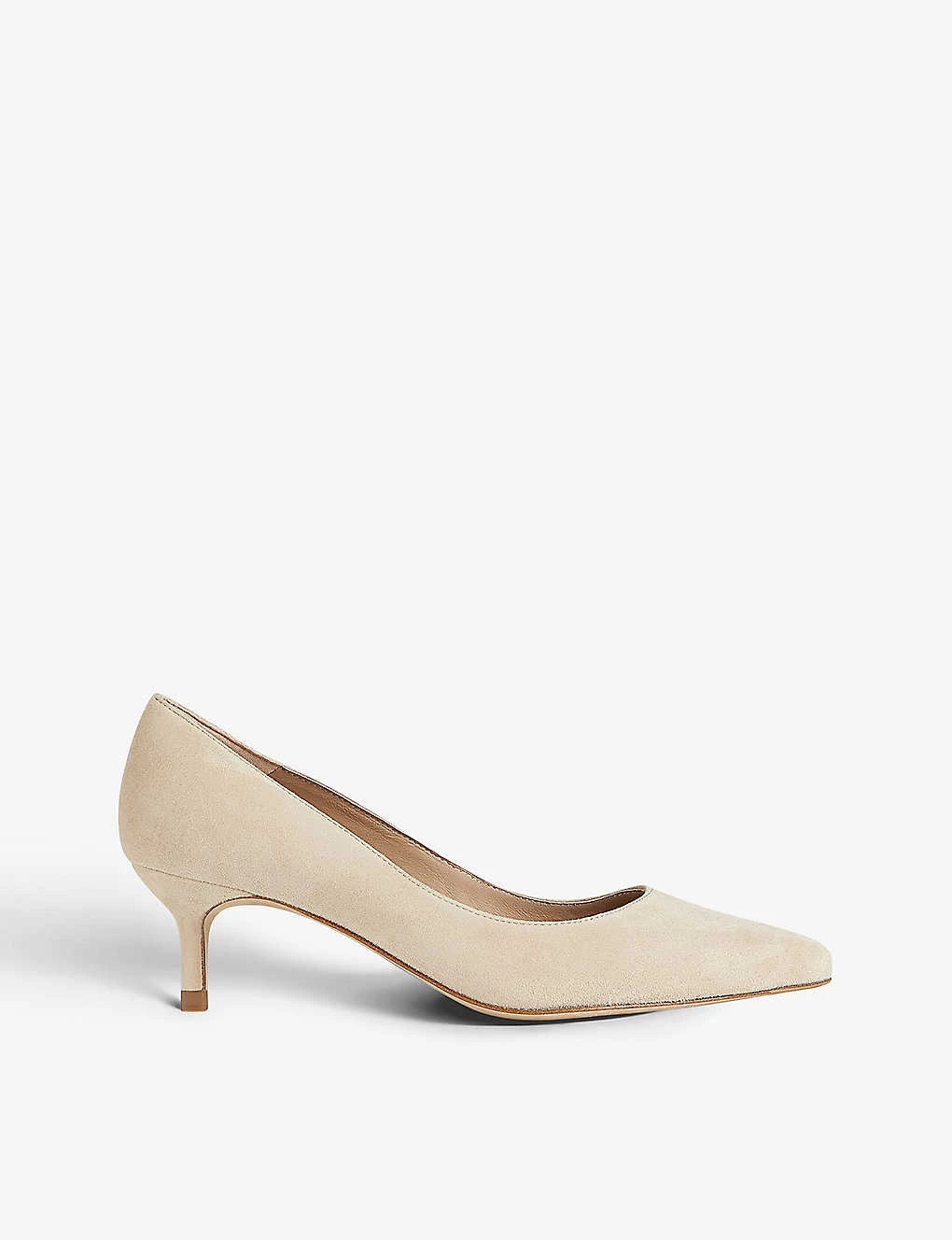 Audrey Pointed-toe Leather Courts