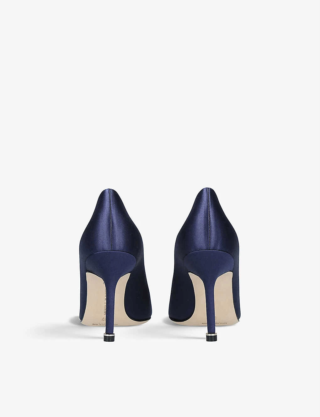 Manolo Blahnik Hangisi 90 Crystal-embellished Satin Courts - Image 4