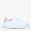 Alexander McQueen Women's Runway Leather And Suede Platform Trainers