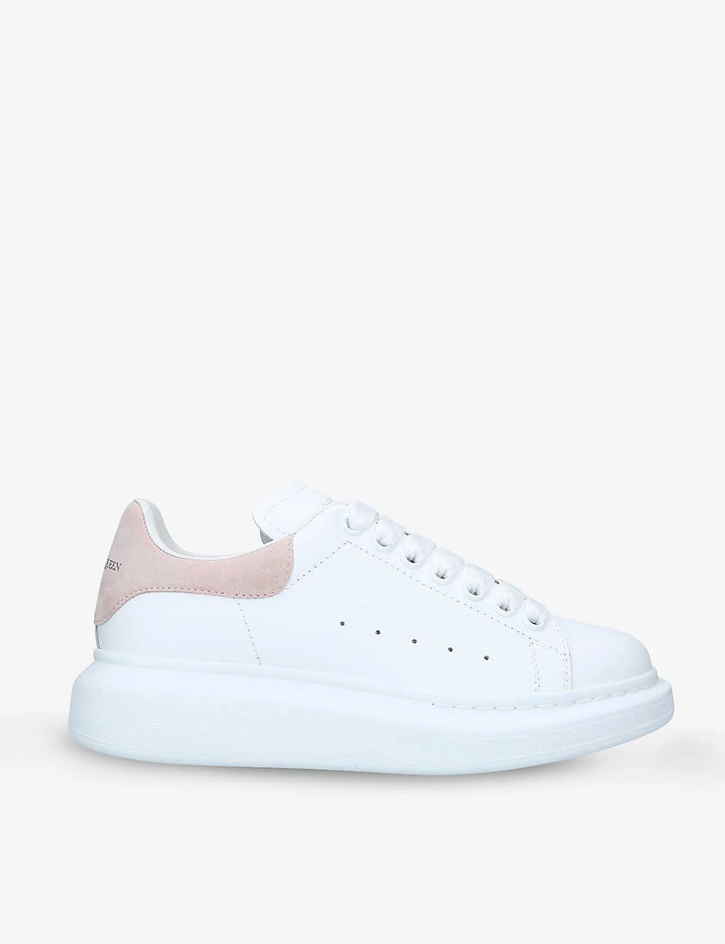 Alexander McQueen Women's Runway Leather And Suede Platform Trainers