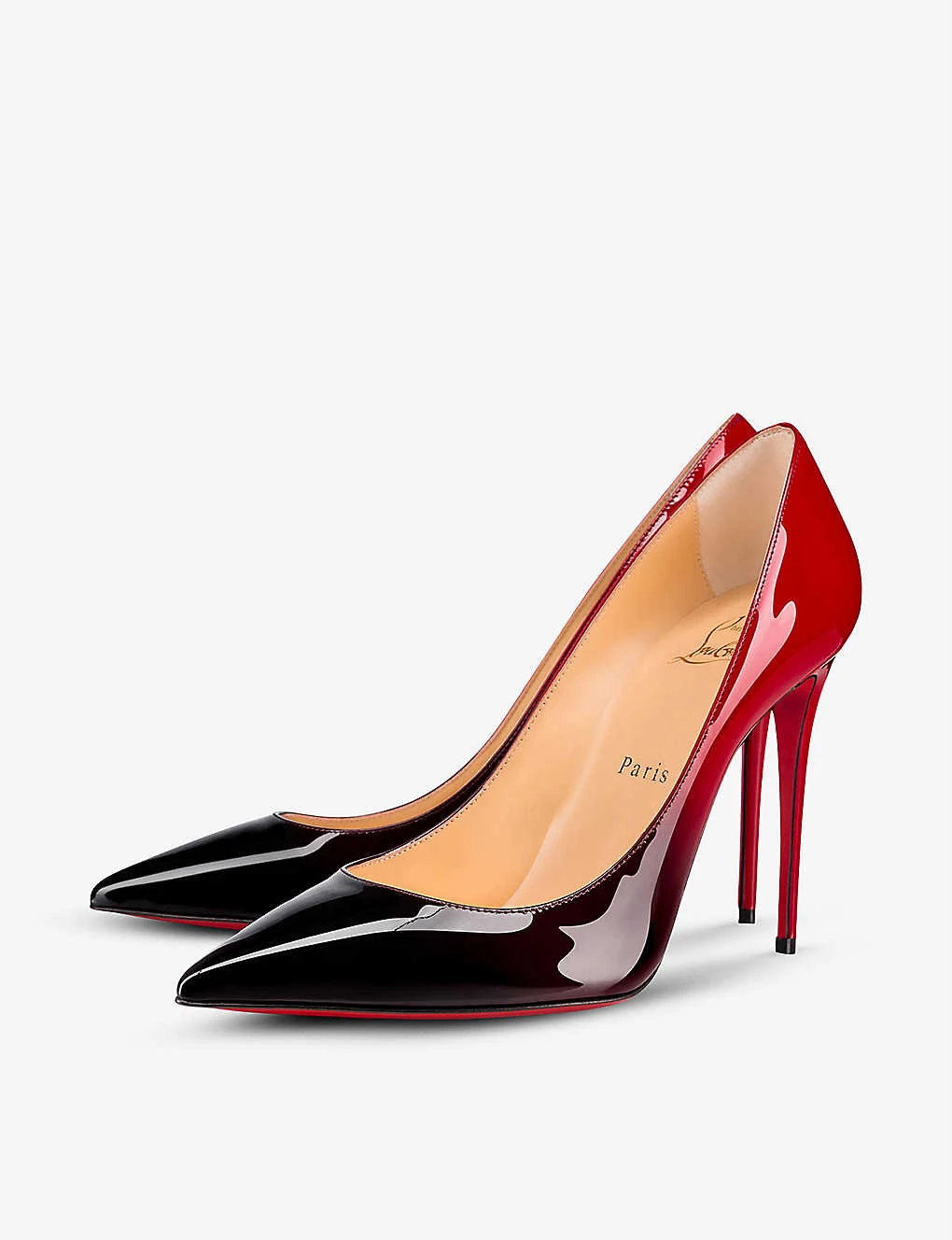 Christian Louboutin Kate 100 Patent-leather Courts - Image 5