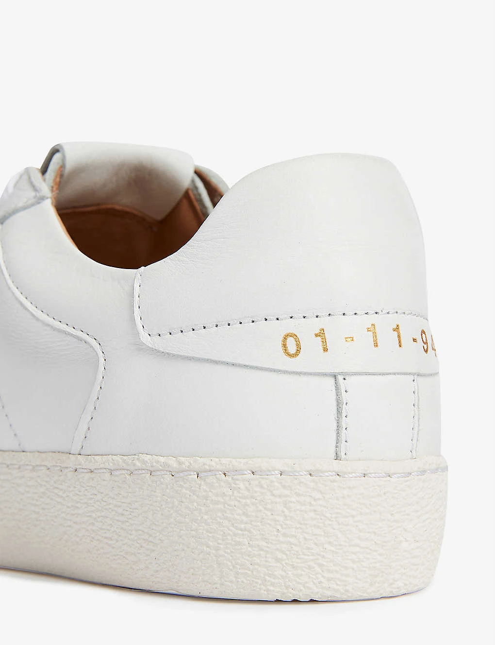 AllSaints Sheer Logo-print Low-top Leather Trainers - Image 5