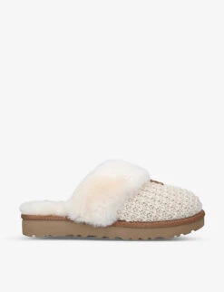 Ugg Cozy Branded Suede Slippers