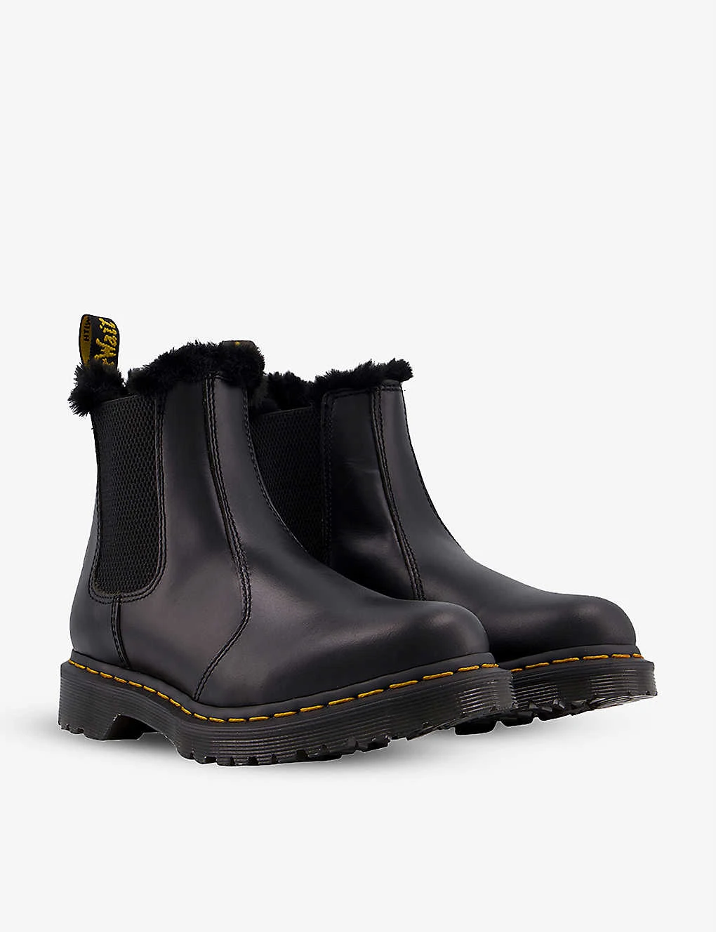 Dr. Martens 2976 Leonore Faux Fur-lined Leather Boots - Image 3