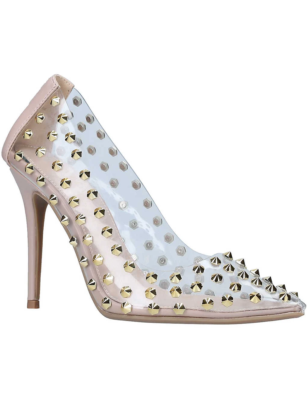 Carvela Kicker Stud-detail Court Shoes - Image 3