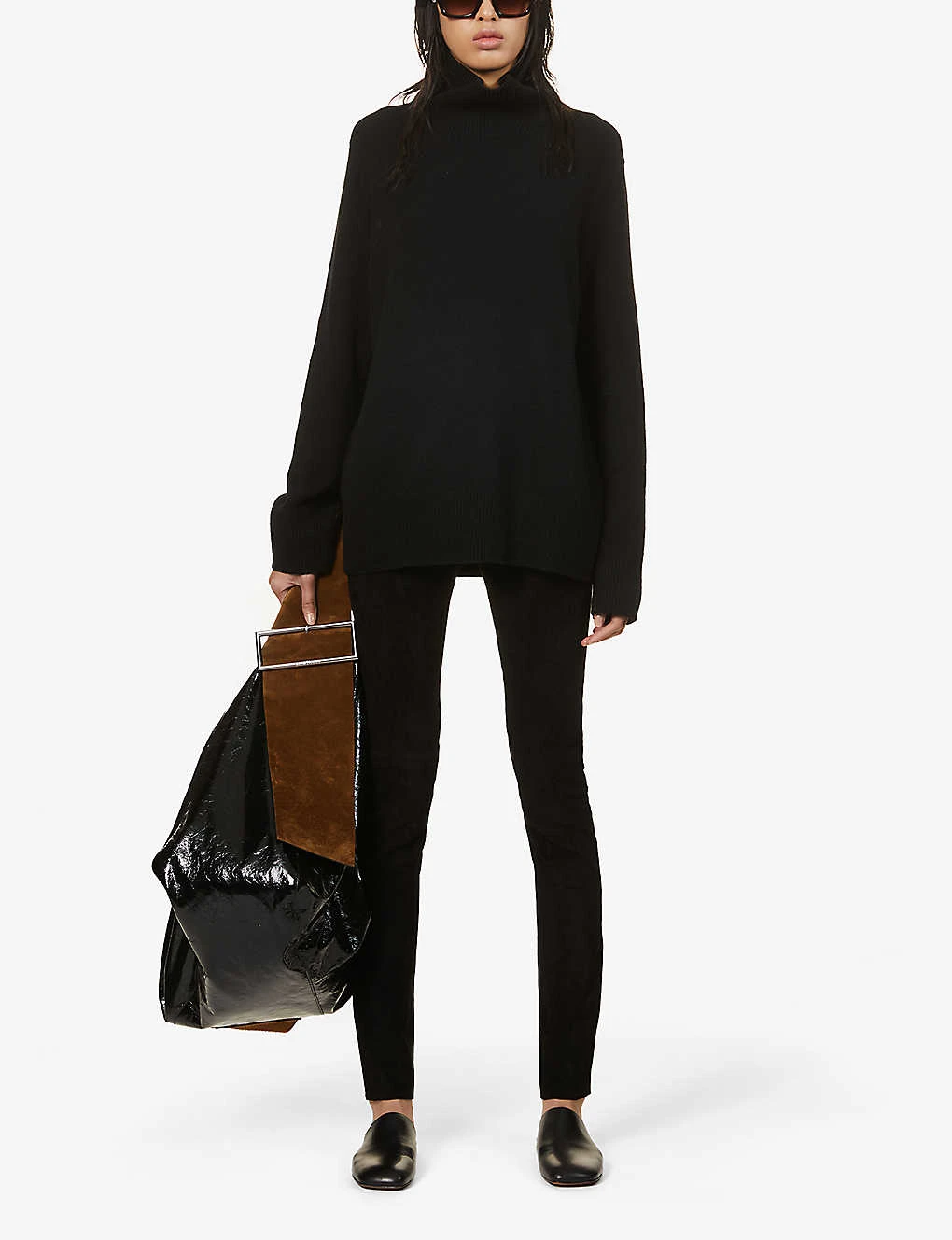 Joseph High-rise Suede Leggings - Image 2