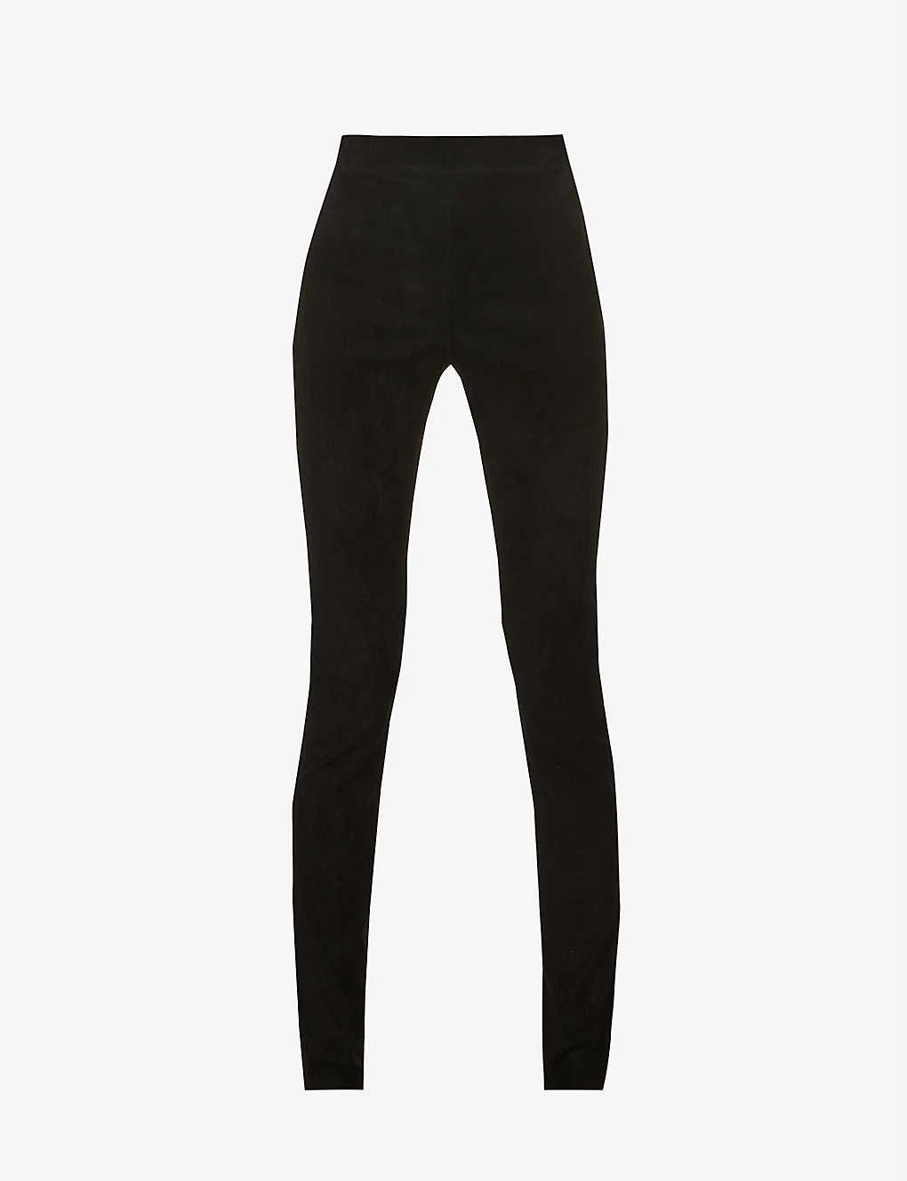 Joseph High-rise Suede Leggings