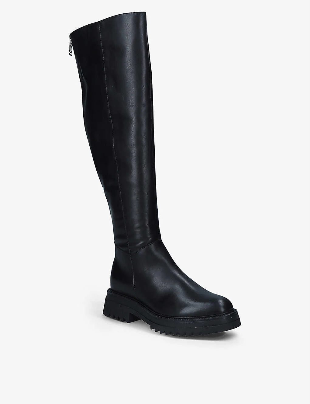 Carvela Strong Leather Knee-high Chelsea Boots - Image 3