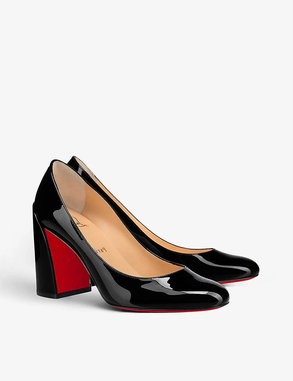 Christian Louboutin Miss Sab 85 Patent-leather Courts - Image 4