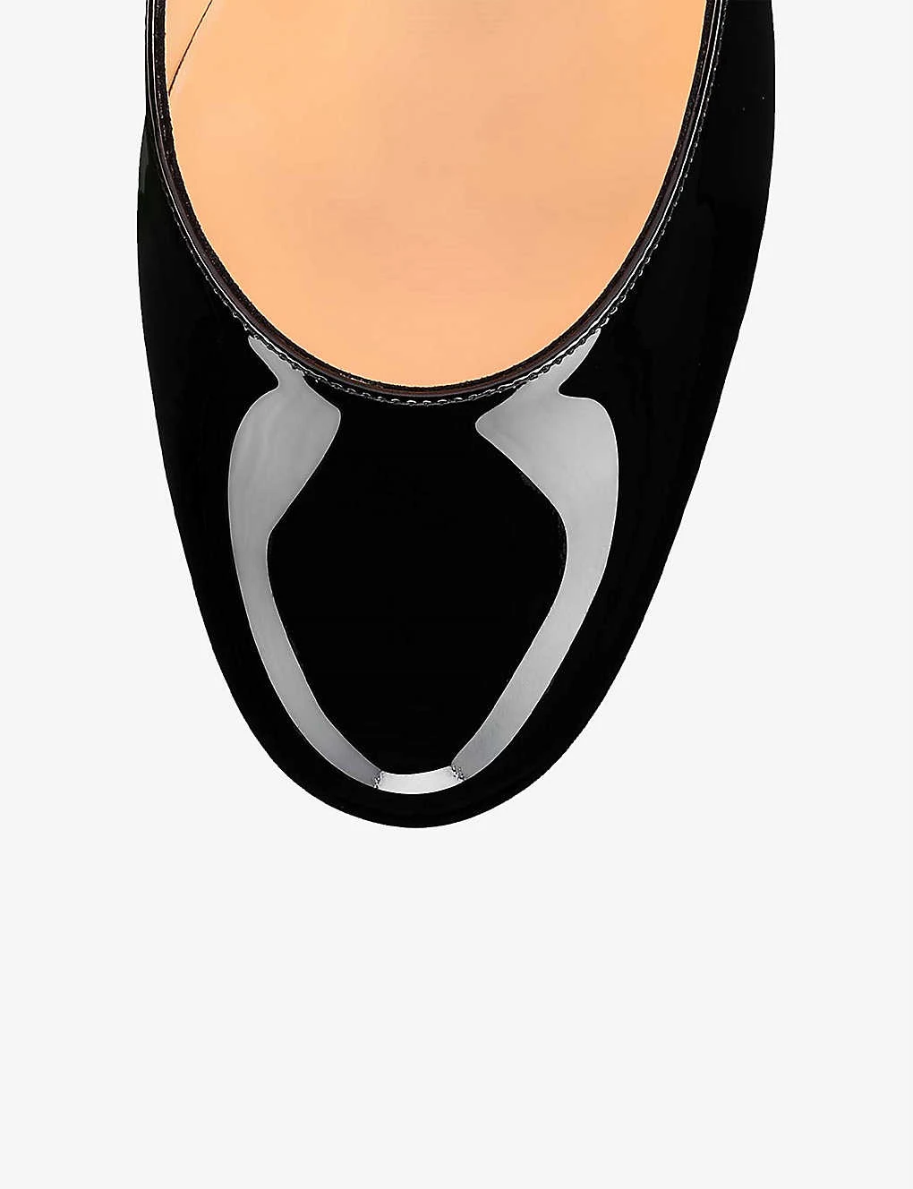 Christian Louboutin Miss Sab 85 Patent-leather Courts - Image 5