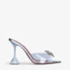 Amina Muaddi Rosie Glass Crystal-embellished Sling-back PVC Courts