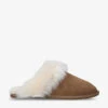 Ugg Scuff Sis Branded Leather Slippers