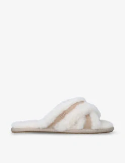 Ugg Scuffiata Round-toe Sheepskin Slippers