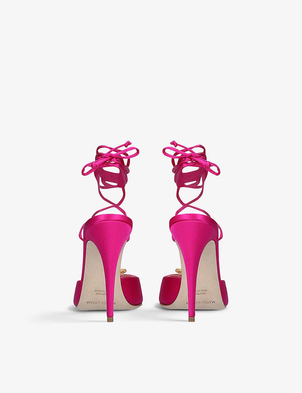 Magda Butrym Crystal-embellished Pointed-toe Satin Heeled Courts - Image 4