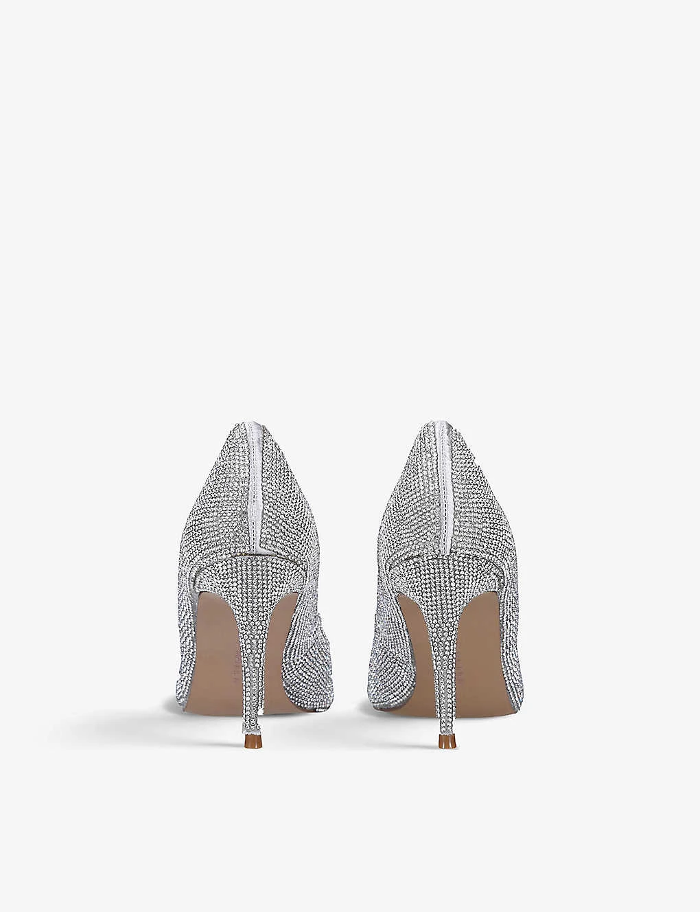 Steve Madden Lillie Rhinestone-encrusted Faux-leather Courts - Image 5