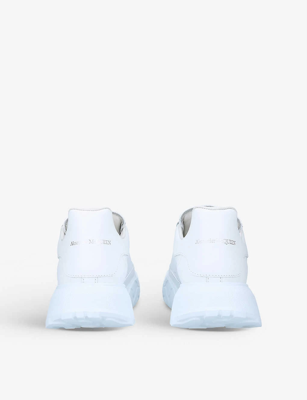 Alexander McQueen Women's Court Oversized Low-top Leather Trainers - Image 4