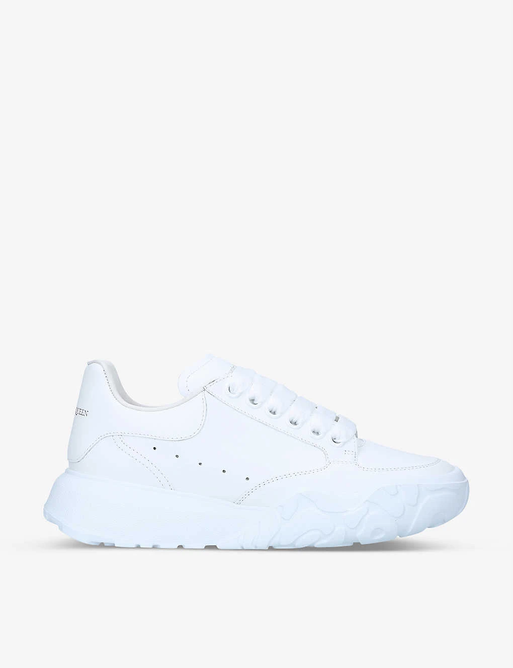 Alexander McQueen Women's Court Oversized Low-top Leather Trainers