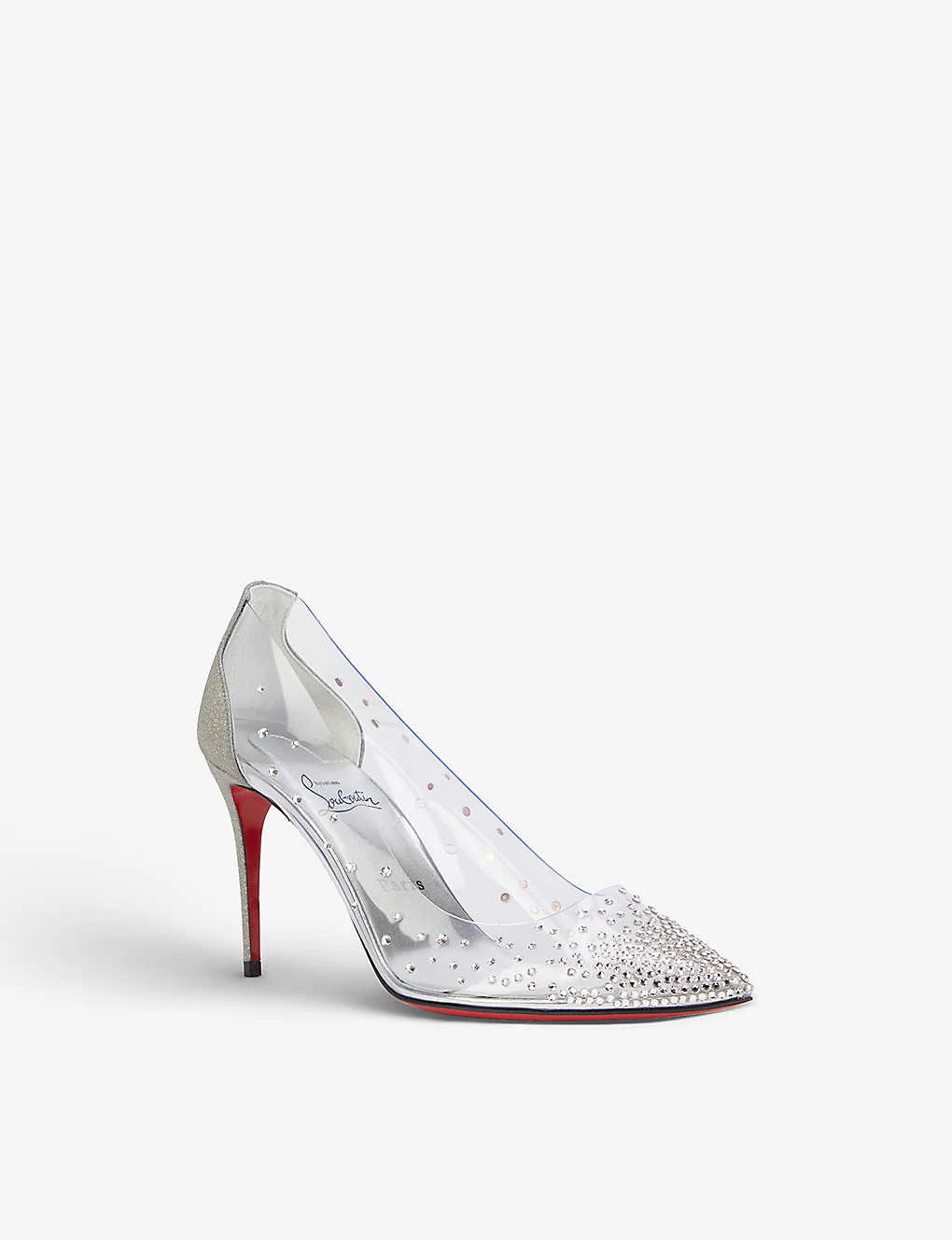 Christian Louboutin Degrastrass 85 PVC Courts - Image 3