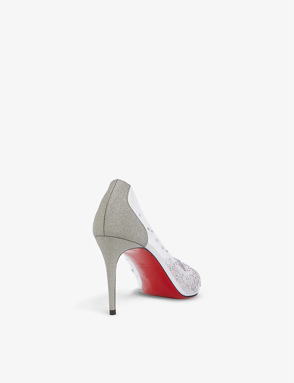 Christian Louboutin Degrastrass 85 PVC Courts - Image 5