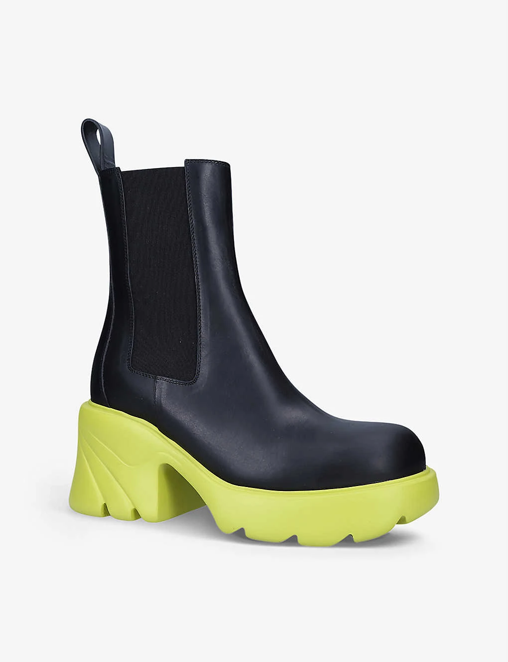Bottega Veneta Flash Colour-blocked Leather Ankle Boots - Image 3