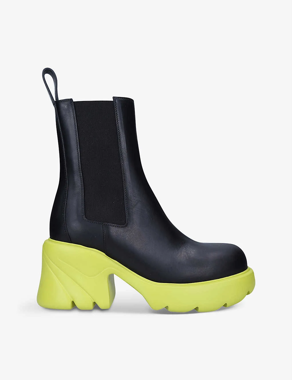 Bottega Veneta Flash Colour-blocked Leather Ankle Boots