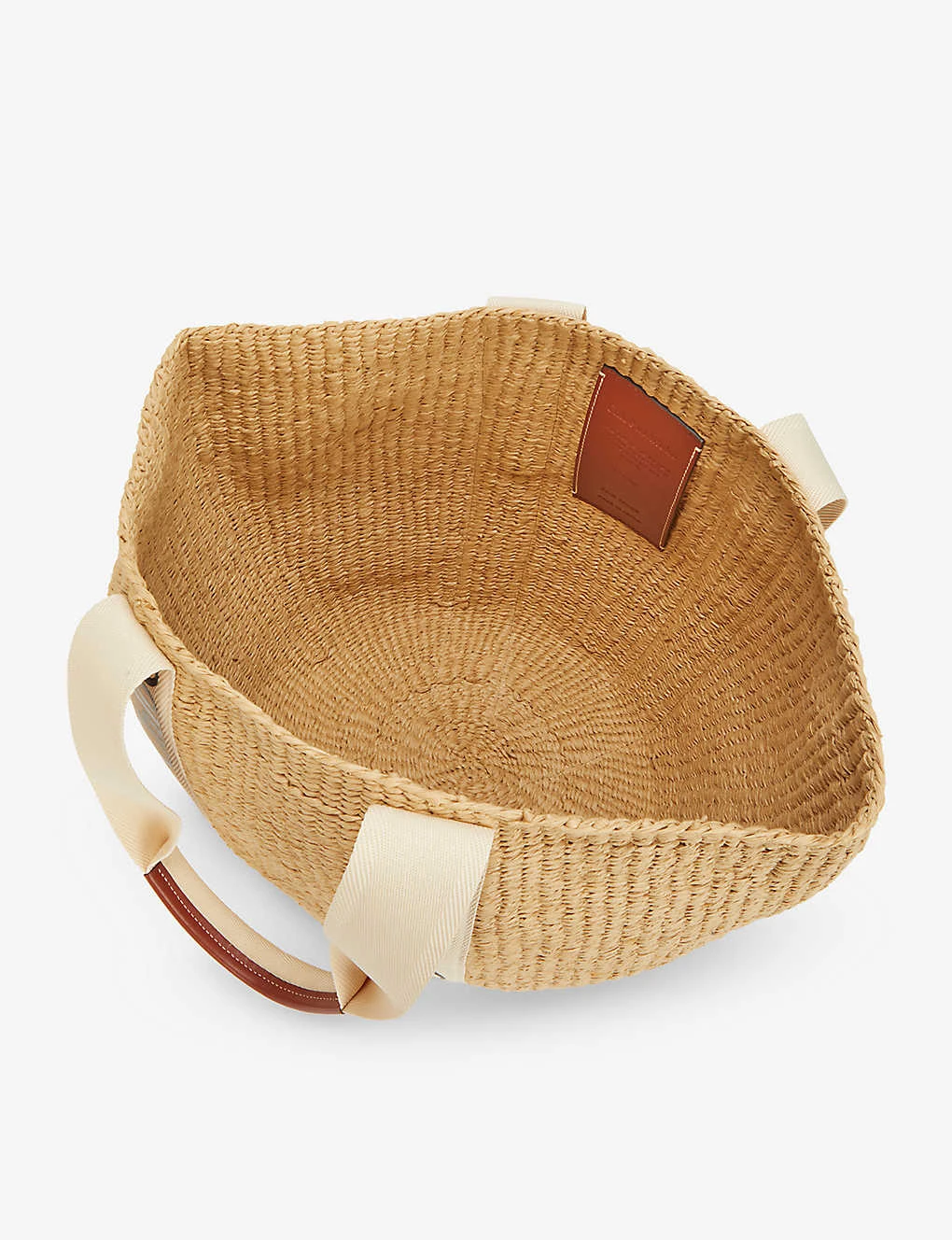 ChloƩ Woody Medium Paper Basket Bag - Image 5