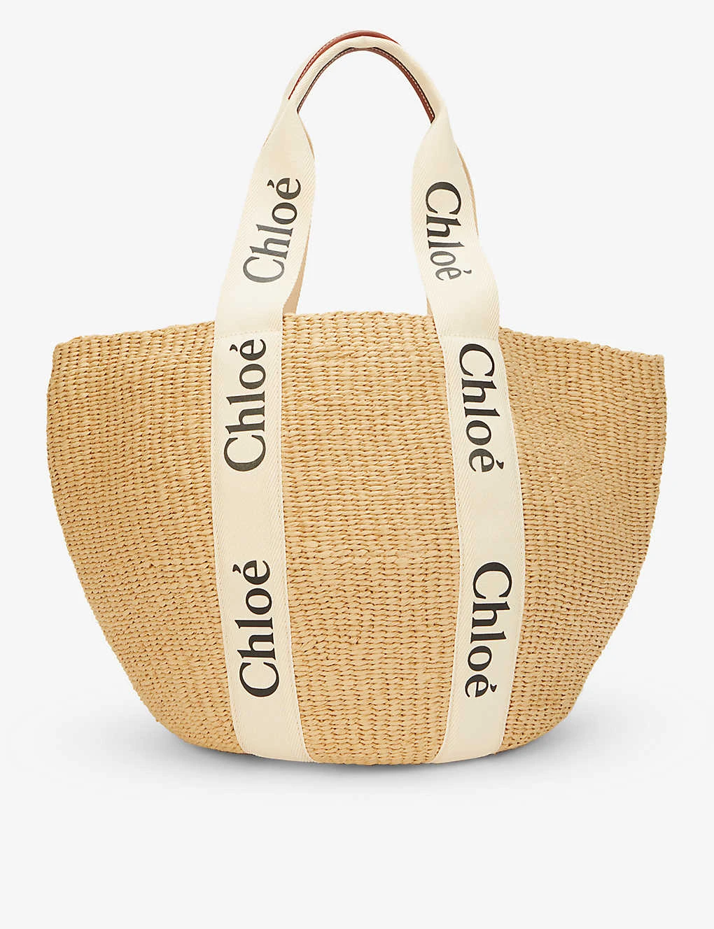 ChloƩ Woody Medium Paper Basket Bag