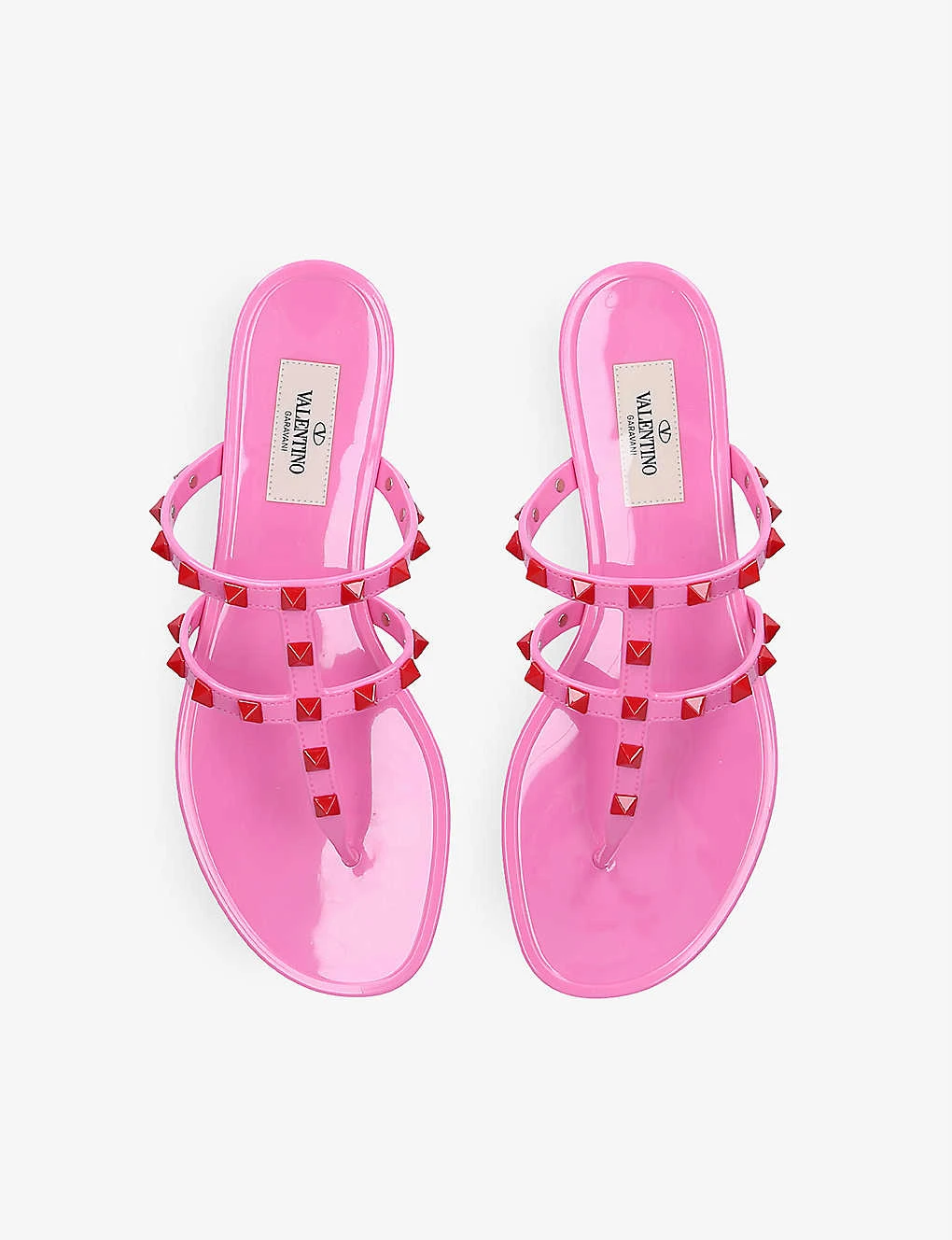 Valentino Garavani Rockstud PVC Gladiator Sandals - Image 2