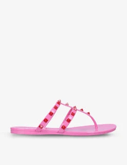 Valentino Garavani Rockstud PVC Gladiator Sandals