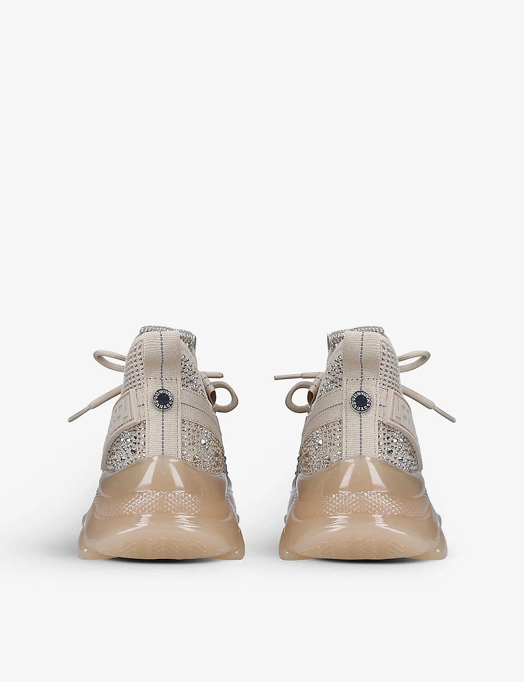 Steve Madden Maxilla-R Rhinestone-embellished Knitted Trainers - Image 4