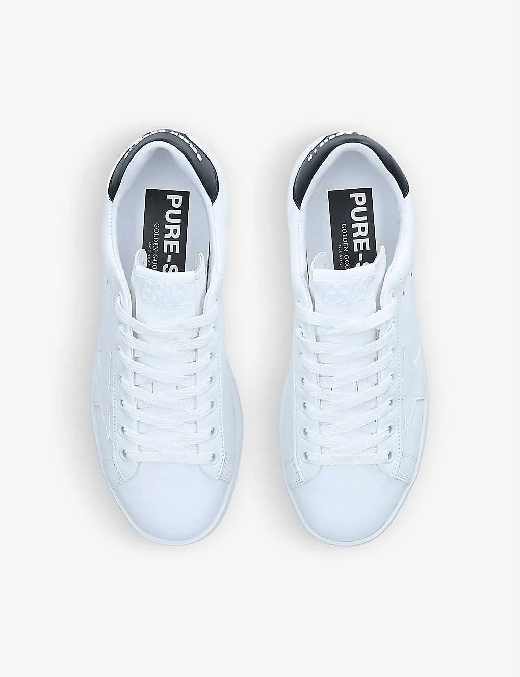 Golden Goose Women's Pure Star 10283 Low-top Leather And Suede Trainers - Image 2