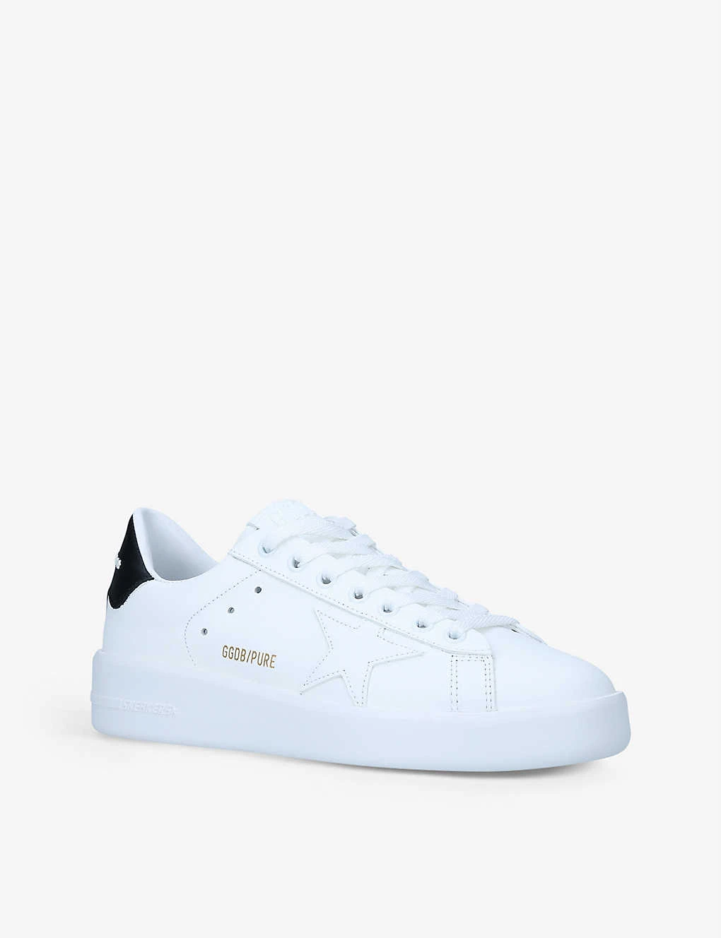 Golden Goose Women's Pure Star 10283 Low-top Leather And Suede Trainers - Image 3