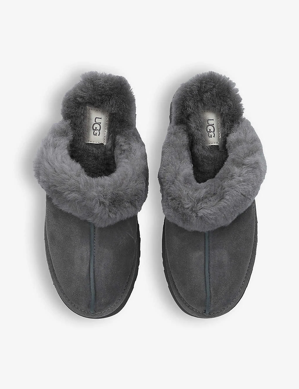 Ugg Disquette Shearling-lined Suede Slippers - Image 2