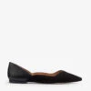 Iris Pointed Leather Ballet Flats