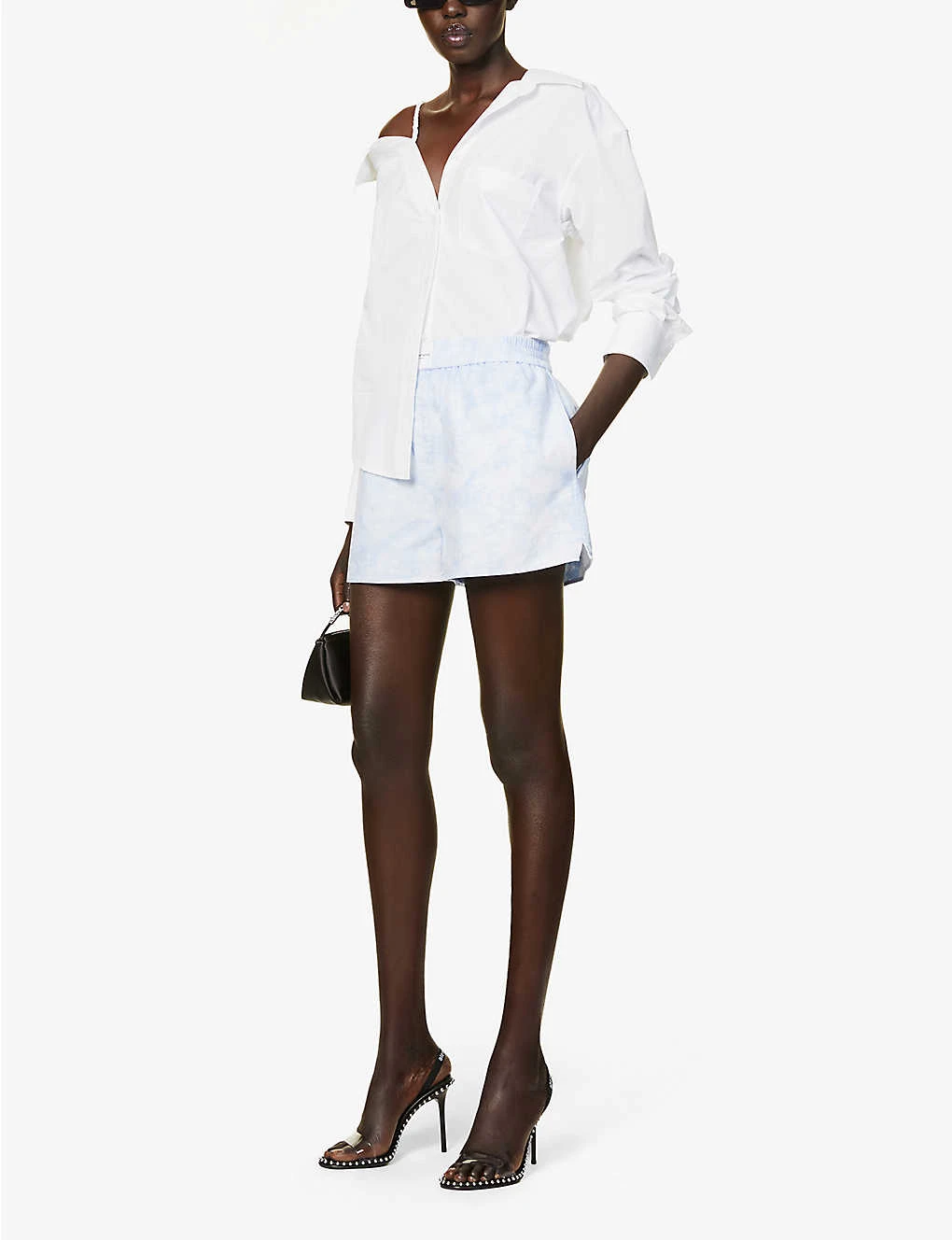 ALEXANDER WANG Nova Studded PVC Logo Sandals - Image 2