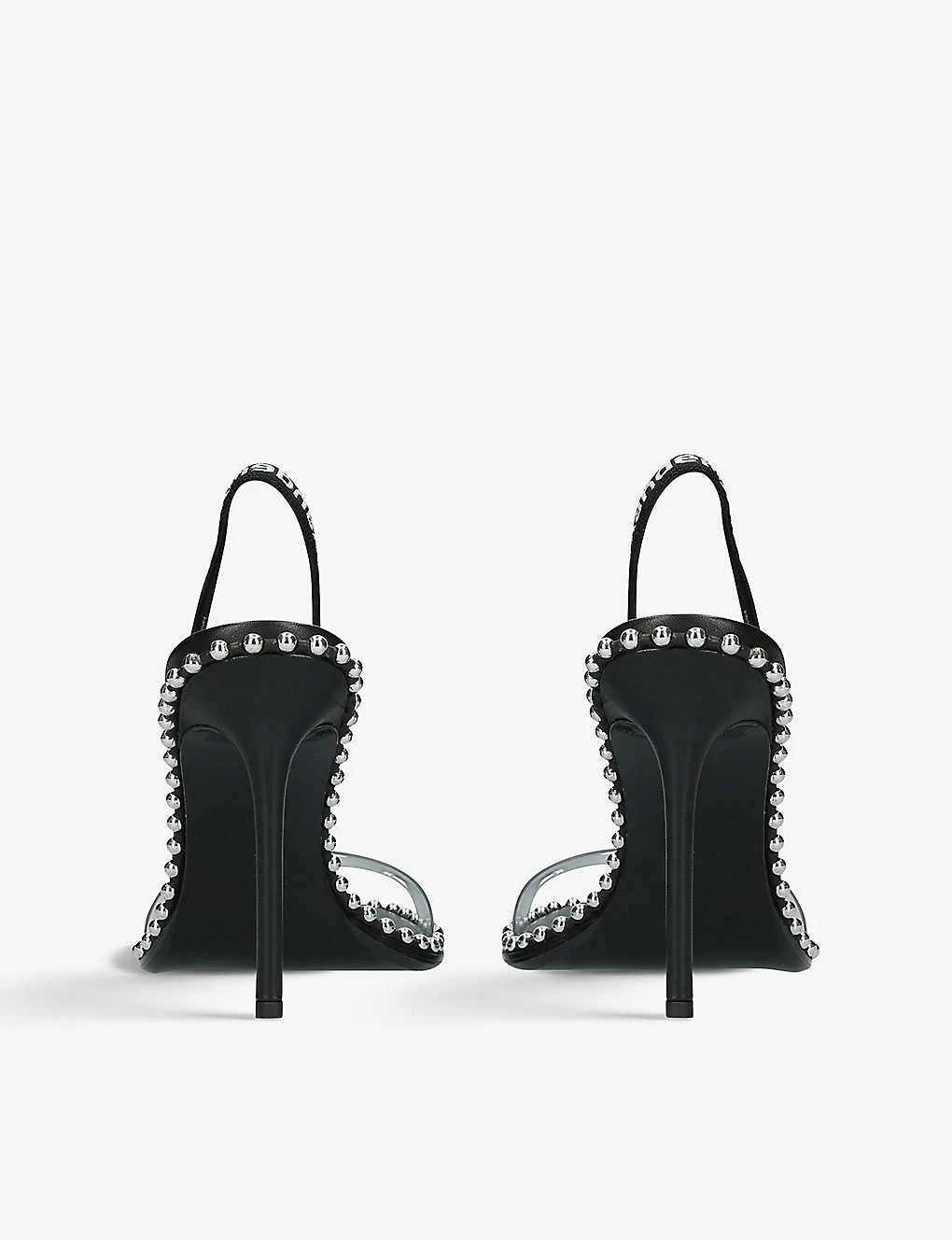 ALEXANDER WANG Nova Studded PVC Logo Sandals - Image 5