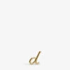 Love Letter D Initial 18ct Yellow Gold Single Stud Earring