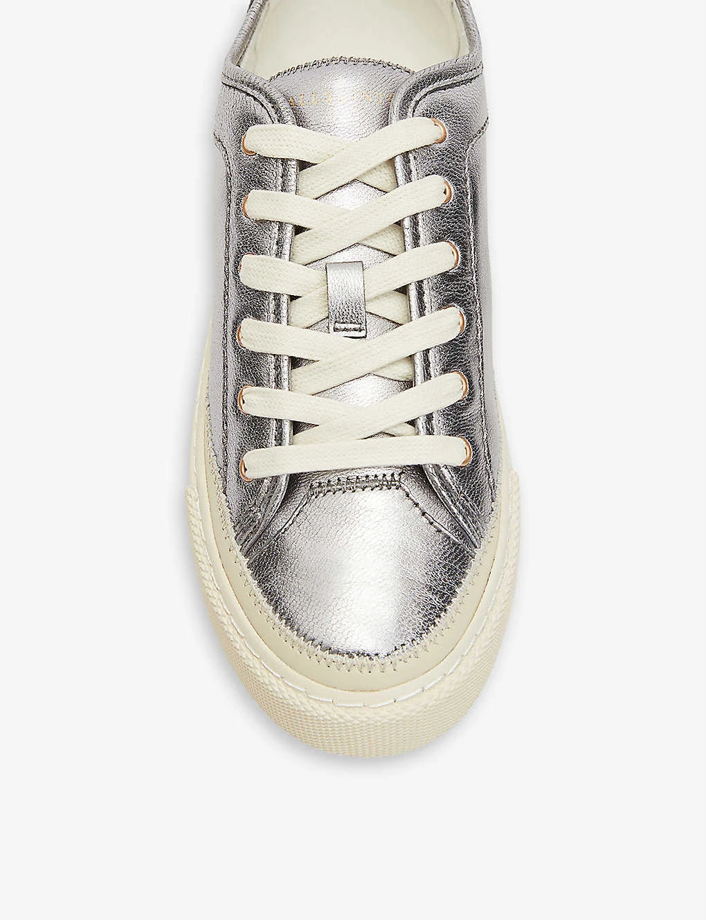 AllSaints Milla Chunky-sole Leather And Canvas Trainers - Image 2