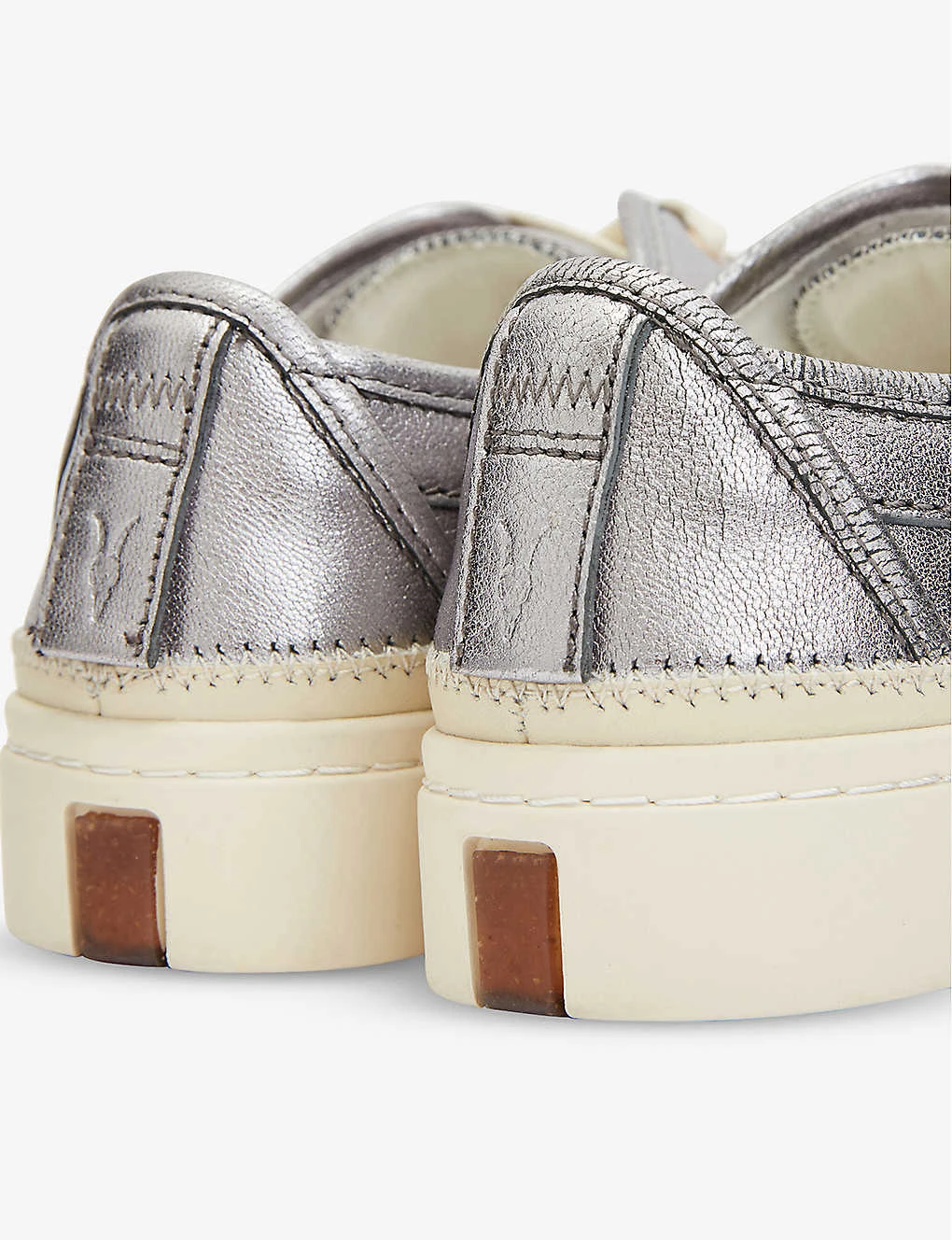 AllSaints Milla Chunky-sole Leather And Canvas Trainers - Image 5