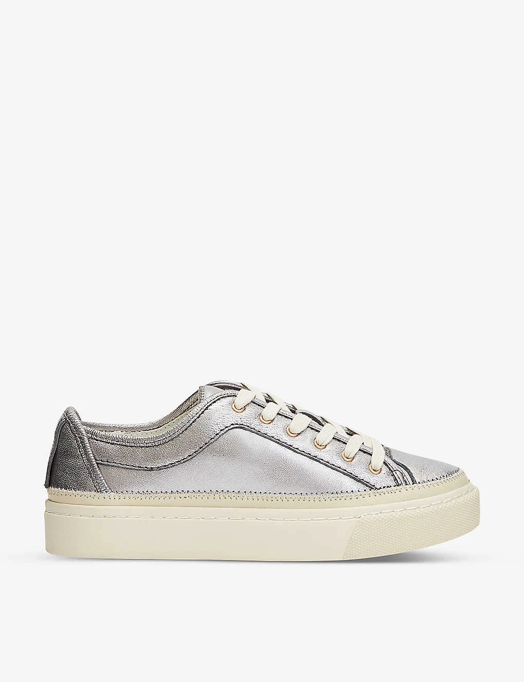 AllSaints Milla Chunky-sole Leather And Canvas Trainers