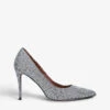 Kurt Geiger London Belgravia Sequin-embellished Woven Courts